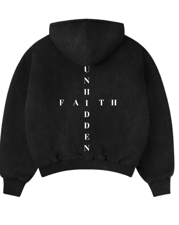Black Unhidden Faith Hoodie (Coming Soon) view 2